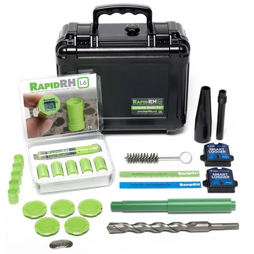 Wagner Concrete Moisture Test Starter Kit With Rapid RH L6
